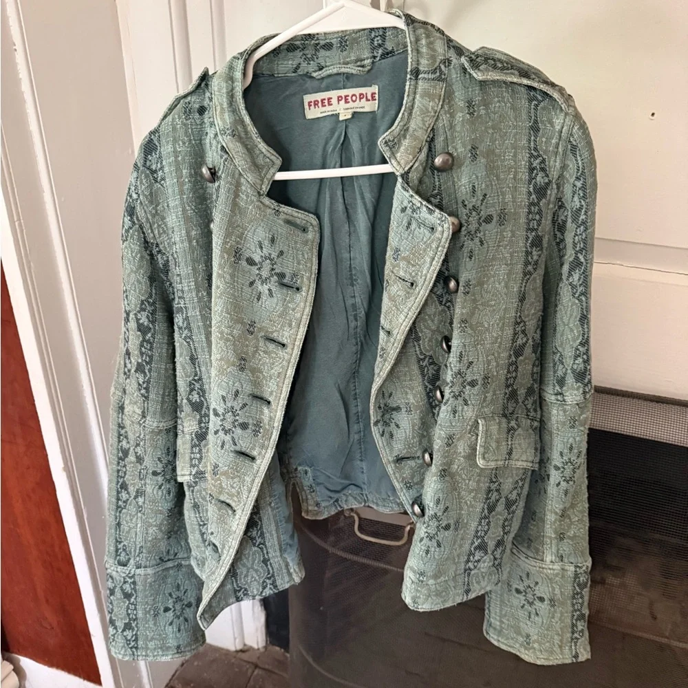 Free People Lotty Jacquard Band Jacket - Picture 5 of 5